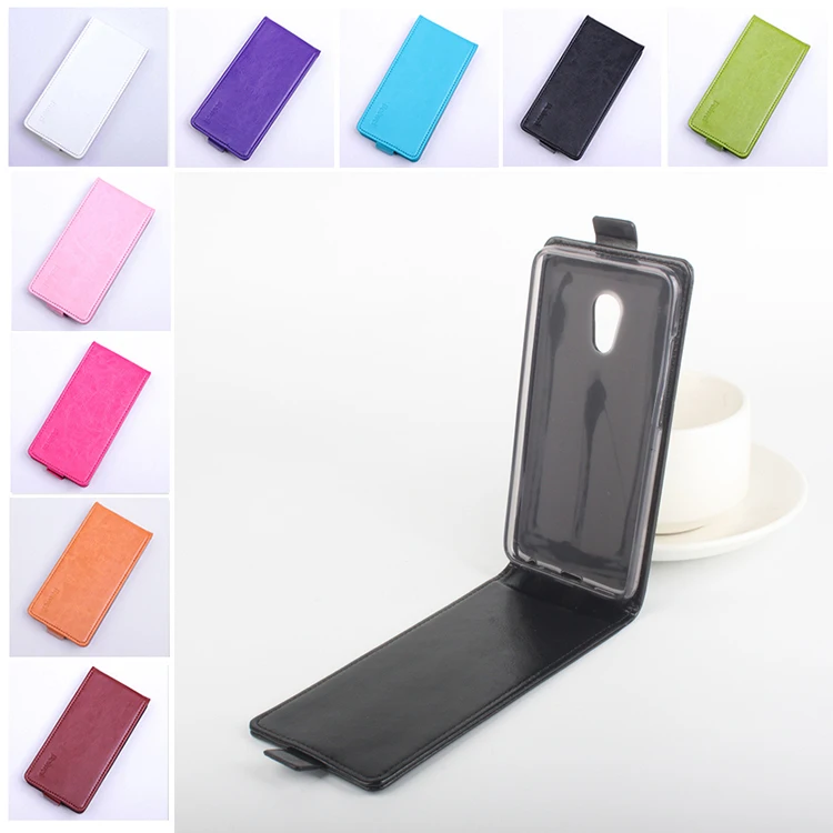 

Fashion 9 Colors Flip Leather Cover Case for Meizu Pro 6 Vertical Back Cover Magnetic Protective Shell Open Up and Down
