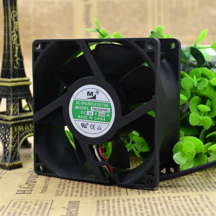 

Free Delivery. M 92 * 92 * 38 mm inverter fan YM2409PMB1 DC24V 0.33 A