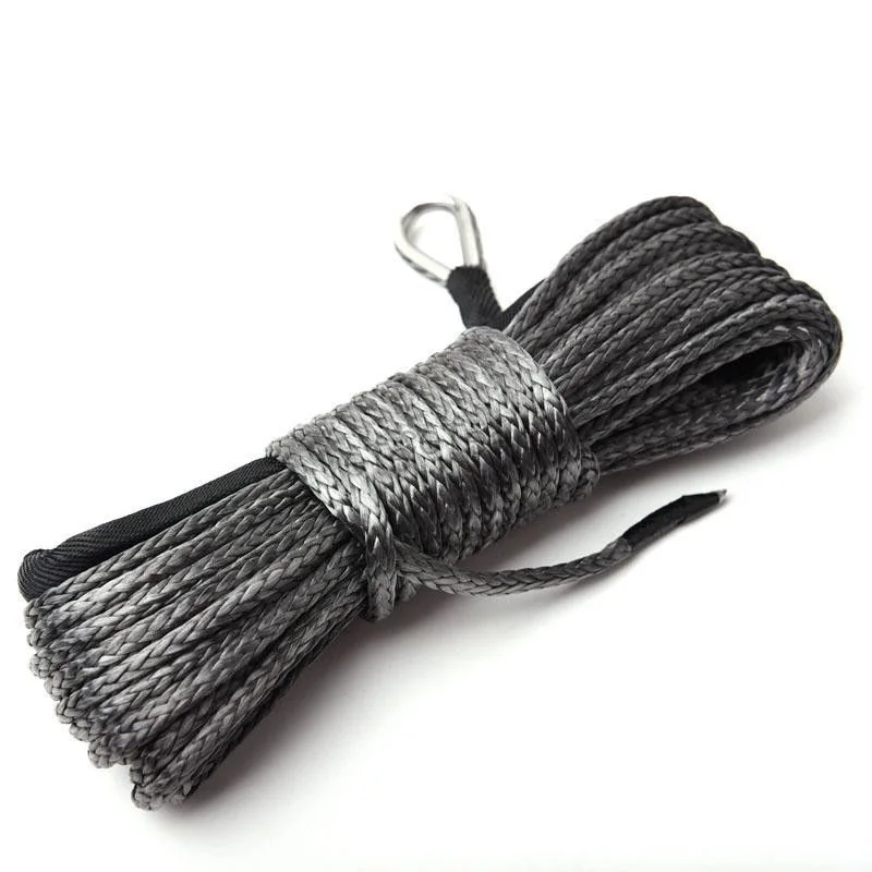 3/16 بوصة x 33 قدم الاصطناعية حبل رفع 5800LBs ATV UTV SUV رمزي كابل خط W/غمد