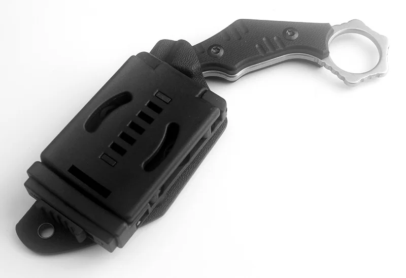 KKWOLF karambit fixed blade knife High hardness AUS-8 steel Outdoor hunting knife Black G10 EDC camping tactical survival tools KKWOLF karambit fixed blade knife High hardness AUS-8 steel Outdoor hunting knife Black G10 EDC camping tactical survival tools