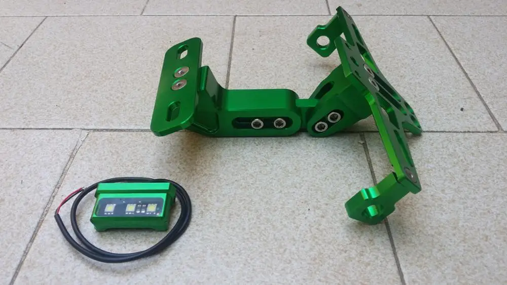 Рамка кронштейна номерного знака CNC для Kawasaki Ninja 250 250R 300R Z750 Z800 Z1000