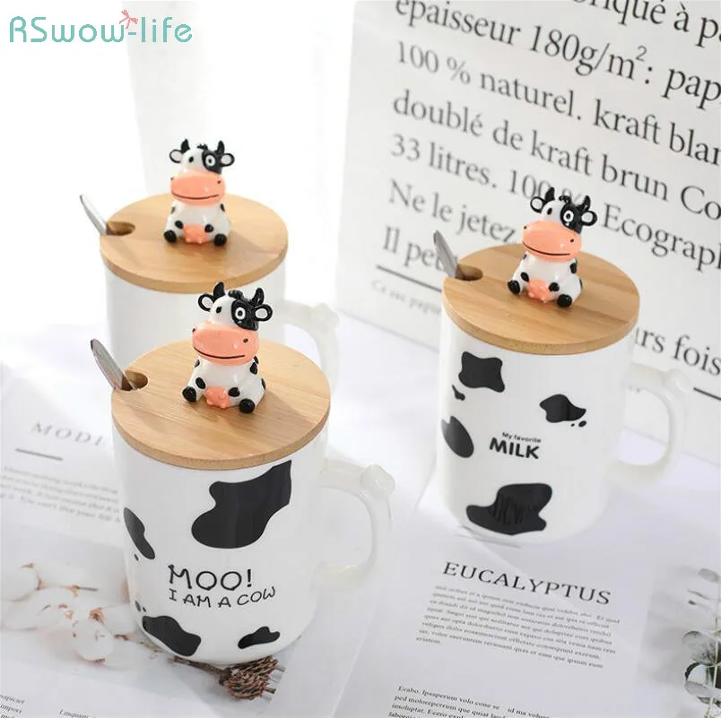 

Creative Cow Mug Office Household Drinking Cup Student Couple Coffee Cup Creative Gift