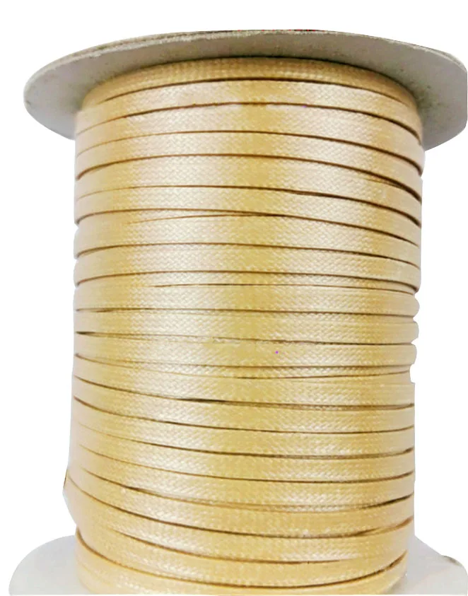 

4mm Khaki Flat Korea Polyester Waxed Cord Wax Rope Thread + Jewelry Findings Accessories Bracelet Necklace String 100Yards/roll