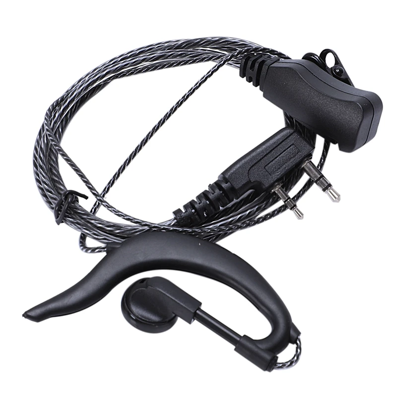2 Pin Walkie Talkie наушник 2 шт двухсторонний радио наушник гарнитура с микрофоном для Baofeng радио Uv5R Baofeng Bf 5118 5118A