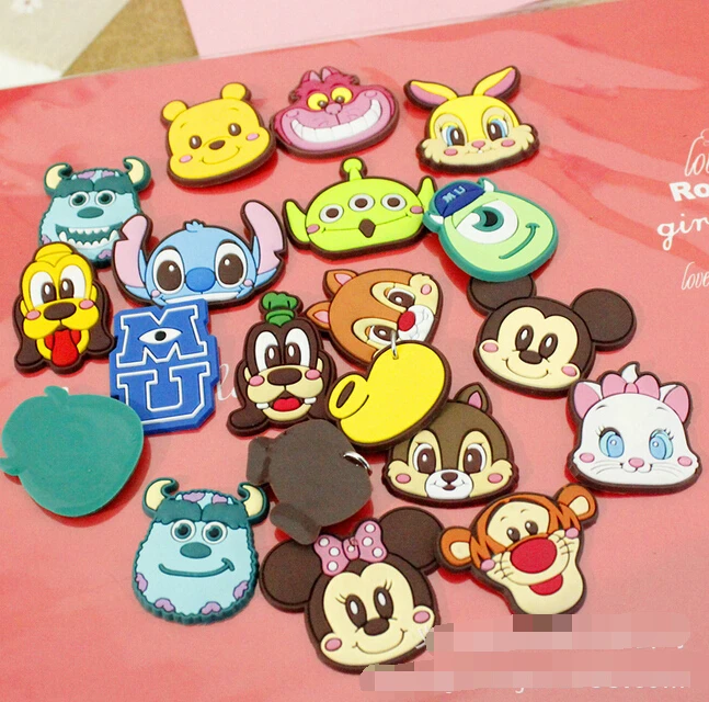 

Hot Sale 50 pcs Cartoon Popular Accessories, Flat Back Inspired Planar PVC Decor, Embellishment DIY Making x-13
