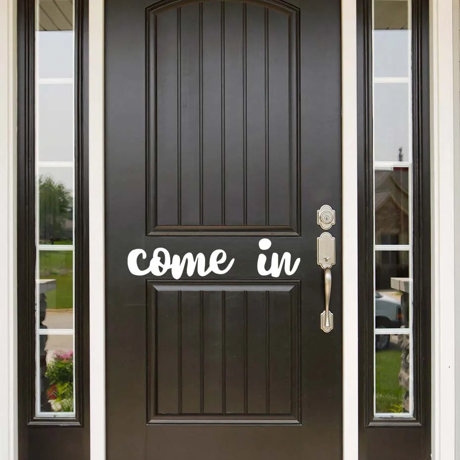 Come In Quote Entrance Door Sticker For Home Sale up to 70