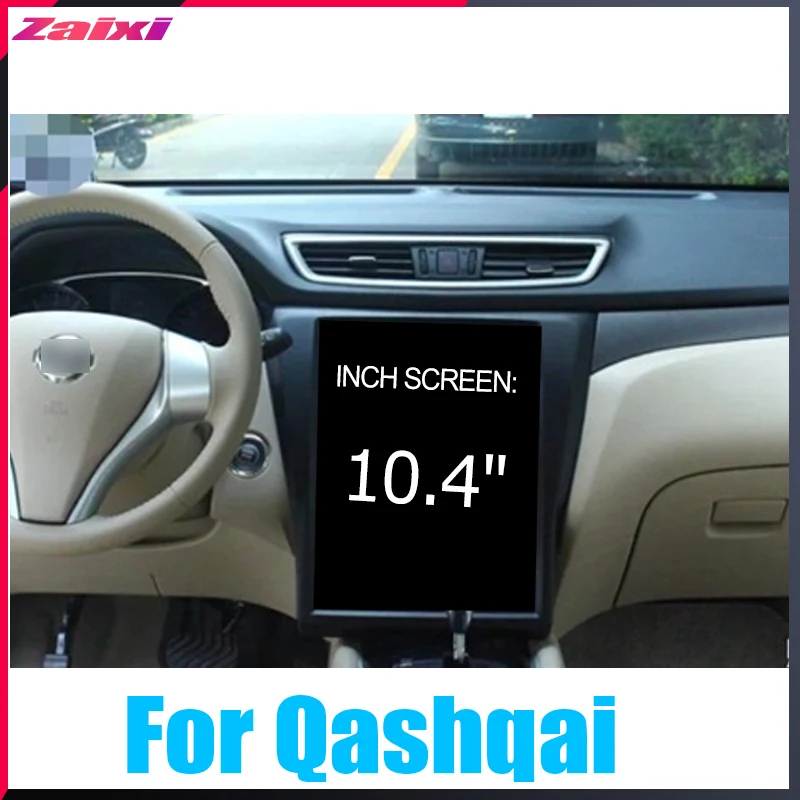 Cheap ZaiXi 10.4 inch Big screen Tesla Screen Vertical Screen Android Car PC GPS Navigation Radio Player For Nissan Qashqai 2013~2019 1