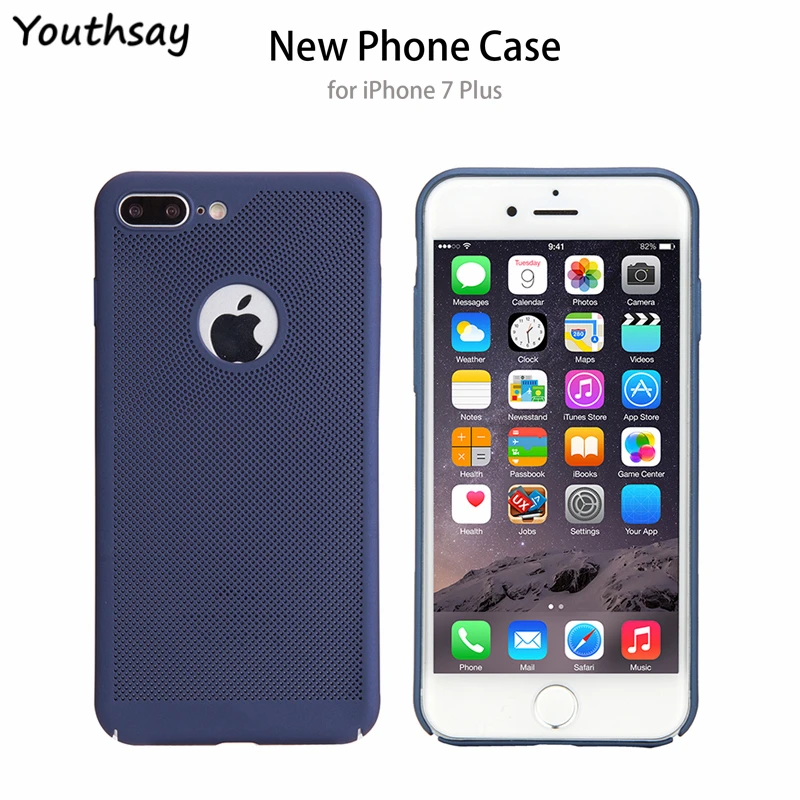 For Capa iphone 7 Plus Case Luxury Heat Dissipation Ultra-Thin Slim PC 8 Apple |