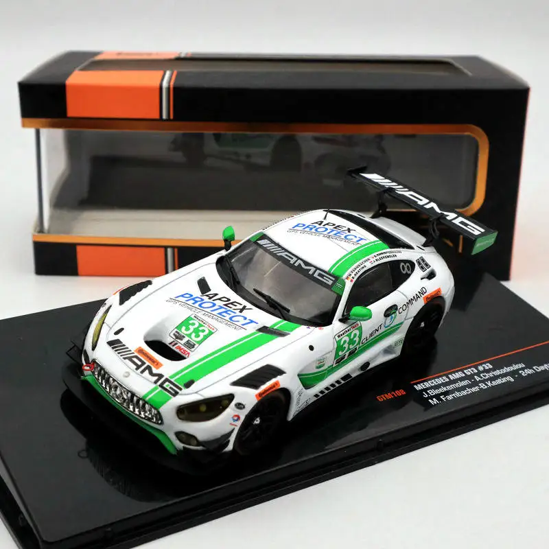 IXO 1:43 Mercedes AMG GT3#33 24 часа в сутки Daytona GTM108 Ограниченная серия коллекции