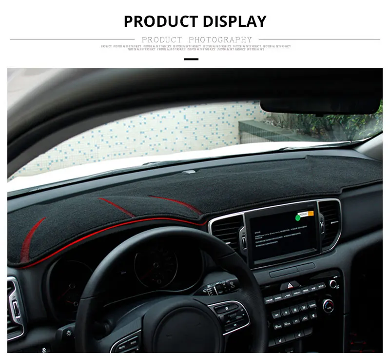 For LHD KIA Sportage QL 4th 2017 2016 Car Dashboard Mat Covers Mats Pad Auto Shade Cushion Interior Protector Carpet Accessories (7)