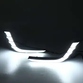 

Led Car Drl for Suzuki Swift 2014 2015 2016 Car 12V Front Bumper Driving And Turn Signal Light Daytime Running Light With Wire