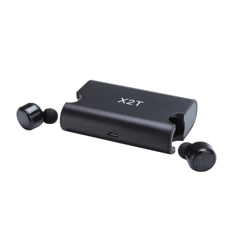 TWS Wireless Bluetooth Earphones Handsfree Headset with Mic for Smart Phones and Tablets Active Noise Cancelling Earbuds x2t | Электроника