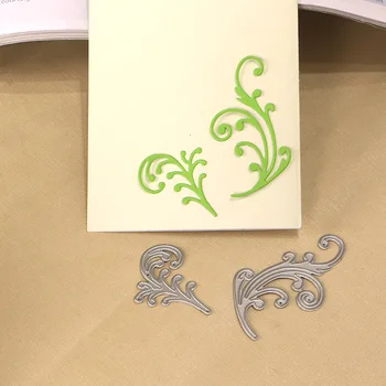 

DUOFEN METAL CUTTING DIES 030470 2pcs classic vines embossing stencil DIY Scrapbook Paper Album 2019 new