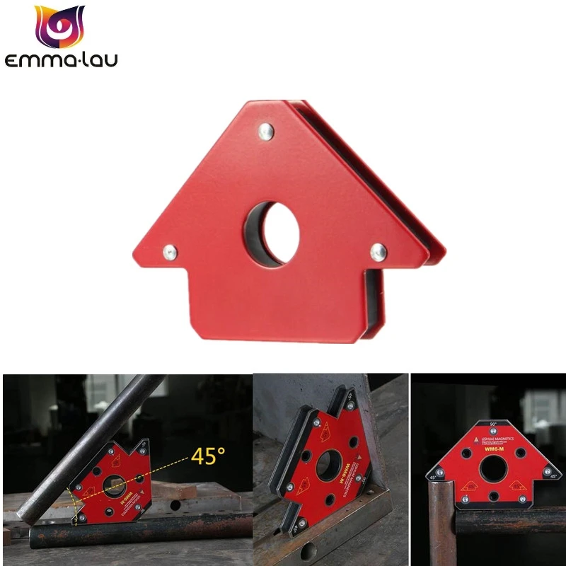 

25LB Multi-angle Soldering Locator Strong Magnet Welding Magnetic Holder 3 Angle Arrow Suction Positioner Power Tool Accessories