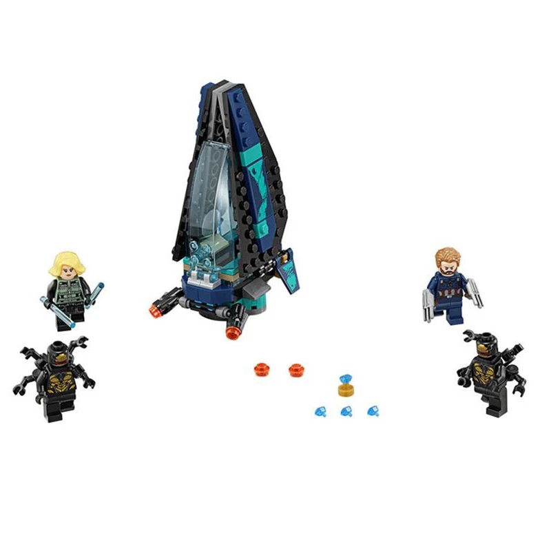 

07104 134pcs Super Heroes 76101 Outrider Attack Building Blocks Bricks Toys for Kids Gifts Marvel AVENGERS Compatible with Legoe