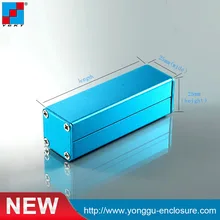25*25-80mm(wxhxl) Aluminum extrusion enclosure power shell project case box 25*25-80mm(wxhxl) Aluminum extrusion enclosure power shell project case box