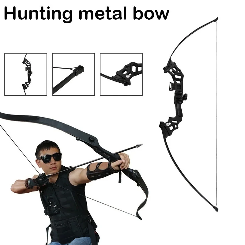 

Durable Archery Recurve Bow 30 40 LBS Powerful Hunting Fishing Shooting 51'' Right Hand Takedown Straight Longbow