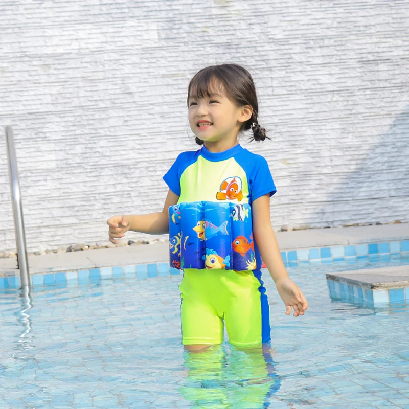 Extrayou детский купальник для девочек, купальный костюм, плавучие купальные костюмы, съемный купальный костюм, защитный безопасный купальный костюм для обучения