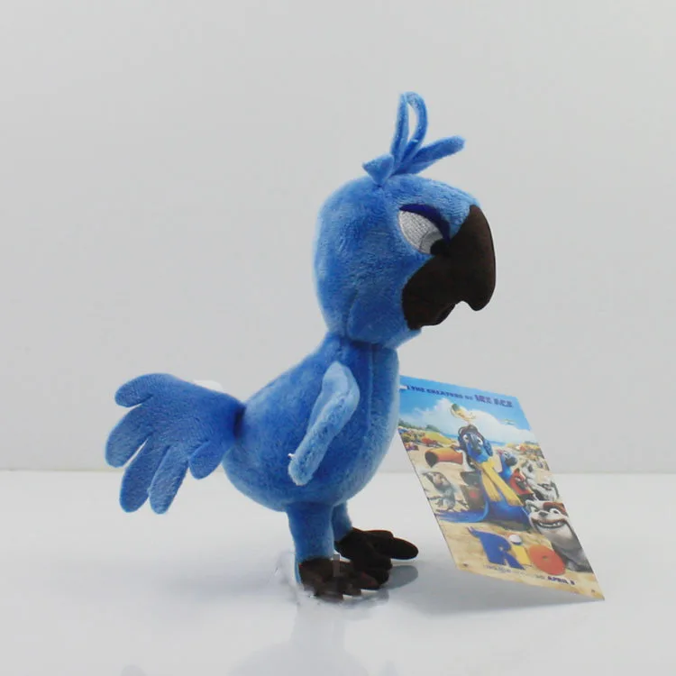 Rio 2 игрушка маленький голубой попугай Tiago плюшевые 14 см Горячие из фильма РИО мягкие животные птицы плюшевые игрушки для детей подарок