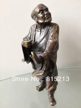 

wang 000892 Chinese ancient bronze statues Buddha arhat Lohan the eighteen disciples 21