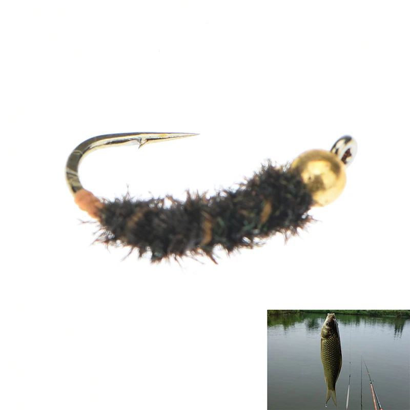 

2 Pcs Trout Fishing Flies Scud Shrimps Scud Cezch Fly Fishing Fly Nymphs Fishing bait