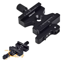 Алюминий ЧПУ 3/8 ”винт Камера Quick Release Зажим w/Регулируемый рычаг и ручка для Arca Swiss РРП Wimberley штатив шаровой головкой