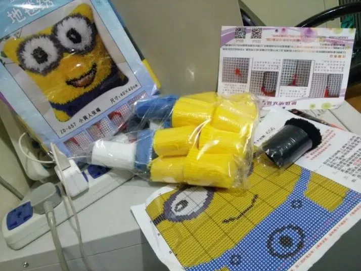 Najtaniej Cartoon zatrzask zestawy hak poszewka na poduszkę coverhand haftu ręcznego DIY szydełkowanie ręczne robótki