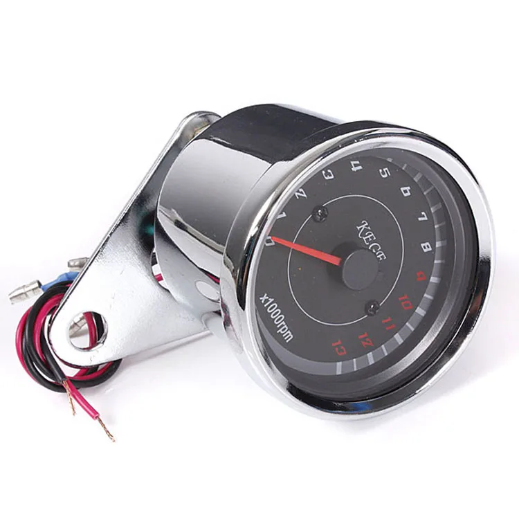 

Hot DC 12V Universal Motorcycle Tachometer Meter LED Backlight 13K RPM Shift for Motorbike Instrument