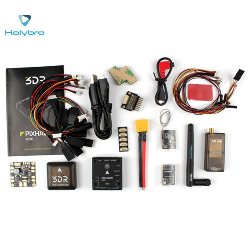 

HolyBro Combo 3DR Pixhawk Mini Flight Controller & Micro GPS & Micro OSD & 433MHZ Or 915MHZ MicroTelemetry Module for RC Drone