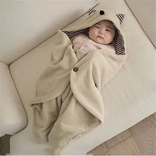 Детский спальный мешок, одежда, конверт пеленка для новорожденных, модное одеяло, милые постельные принадлежности, одеяло для малышей, коляска, накидка, спальный мешок
