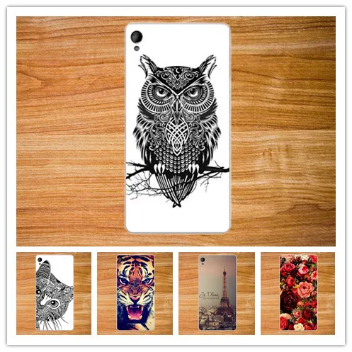 

Fashion Soft TPU Case For Micromax A104 a104 Brilliant Painting Colorful Animals Stylish Stand soft case cover For Micromax A104