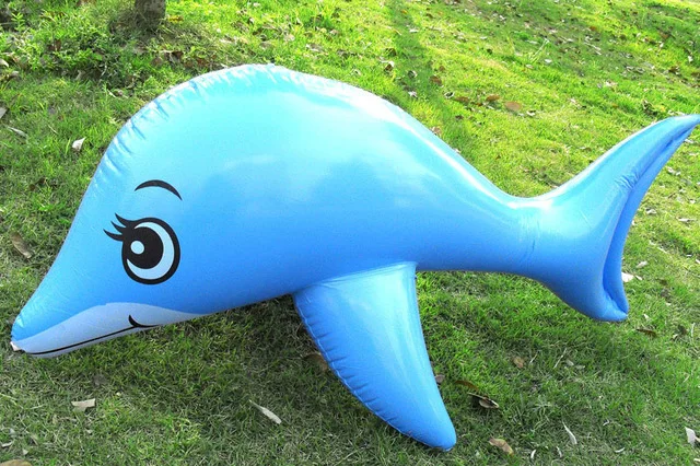 

Oversized Inflatable Dolphins Children's Toys Cute Lovely Dolphin Shape Toy Whales Paddle Ocean Animals PVC New Baby Gifts