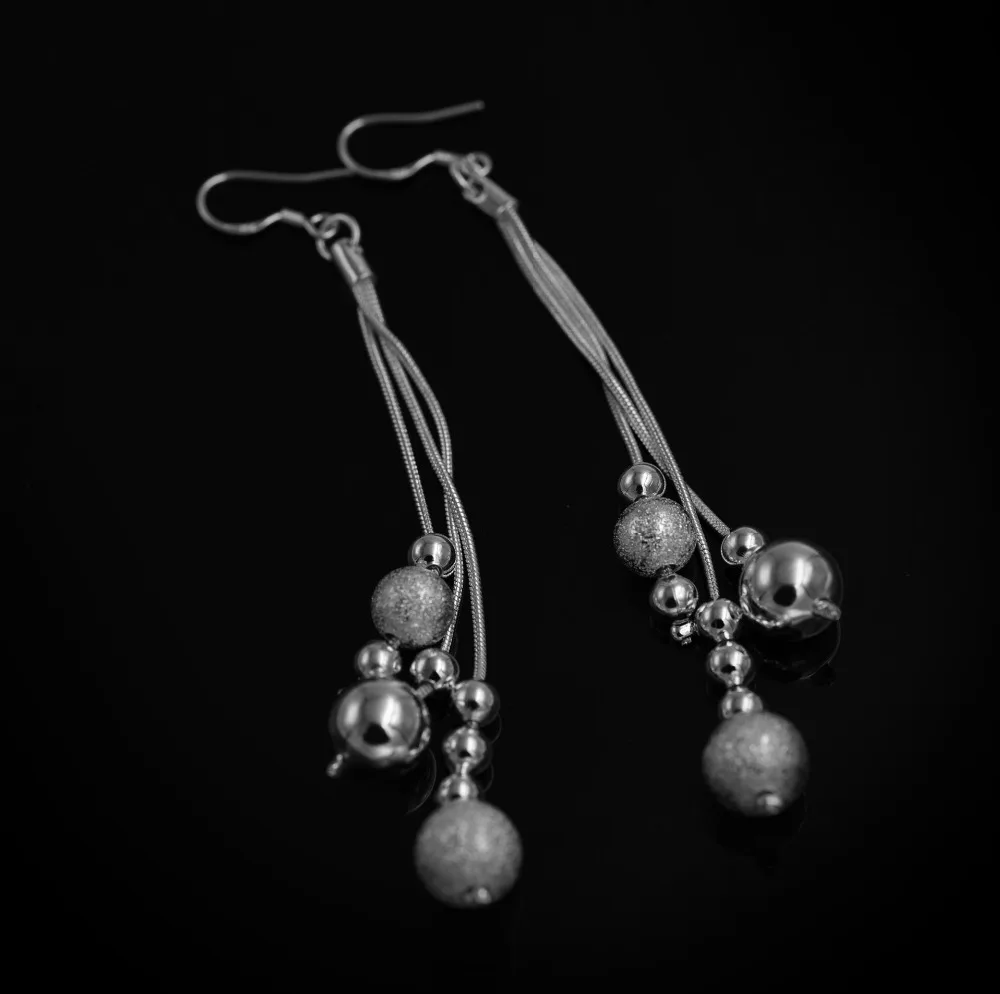 Beadsland fashion tassels glass bead in drop earrings bead statement earring for women Fashion Jewelry