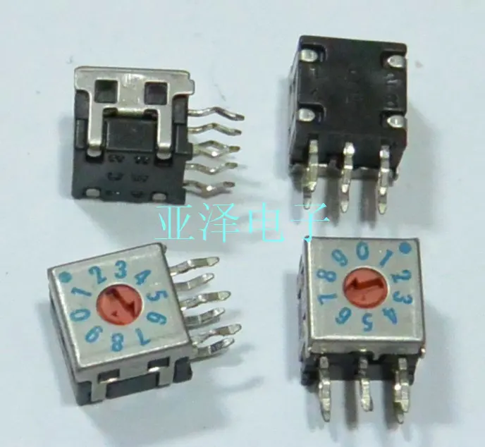 1pcs FUJISOKU Fuji 0-9/10 bit DRR7110C rotary dial switch 8421C encoding | Обустройство дома
