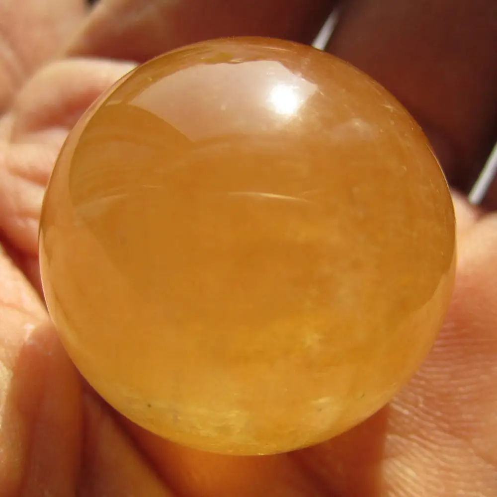 40 мм натуральный кристалл кварца шар заживляющие кристаллы Кристалл кальцита шар декоративный ремесло
