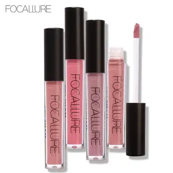 

FOCALLURE Beauty Waterproof Batom Matte Liquid Lipstick Smooth Lip Stick Long Lasting Lip Gloss Cosmetic Makeup Kit