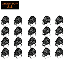 TIPTOP 18x10 Вт RGBW Водонепроницаемый светодиодные парные прожекторы IP65 непромокаемая литья Алюминий Корпус 4/8 каналов Управление на открытом воздухе 3-конт. xlr