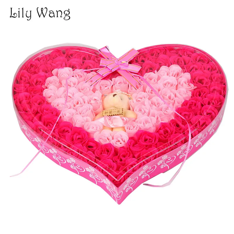  Soap Rose Artificial Flowers Diy Scrapbooking Decorative Flower Heads For Wedding Decoration Supplies MW016 (10)