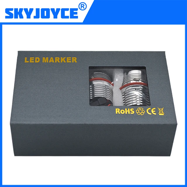 2017 SKYJOYCE 60W led marker kit E39 E60 E63 E65 E53 E83 E87 led angel eyes kit X3 halo ring kit ...