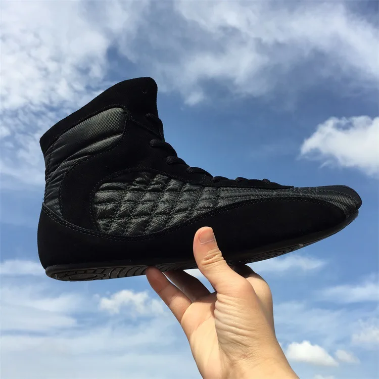 

Men weight lifting shoes Wrestling Shoe boxingshoes powerlifting gear Gym Muscle strength training fitness weightlifting boots