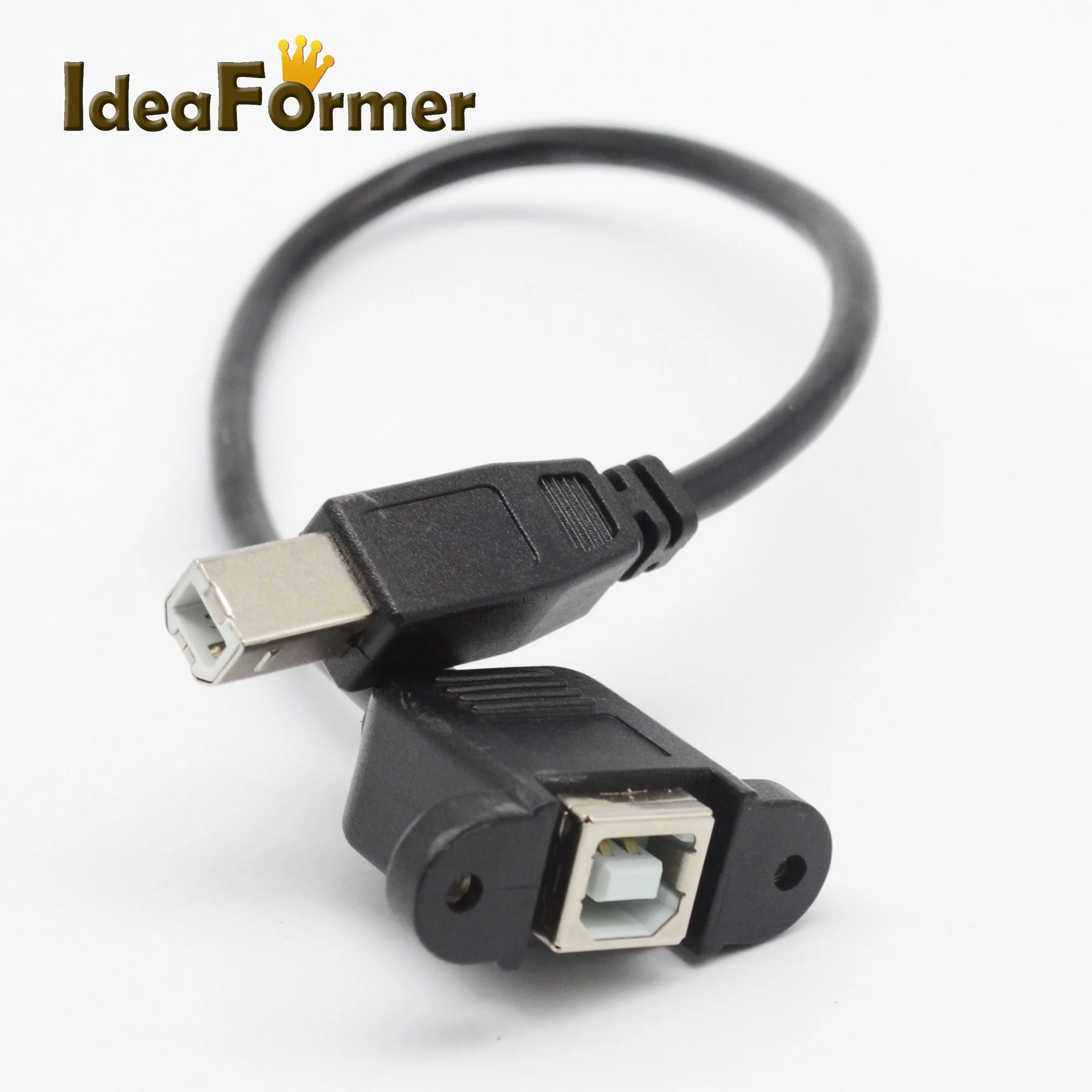 Кабель удлинитель для передачи данных USB 2 0 Тип B штекер гнездо M/F кабель крепления