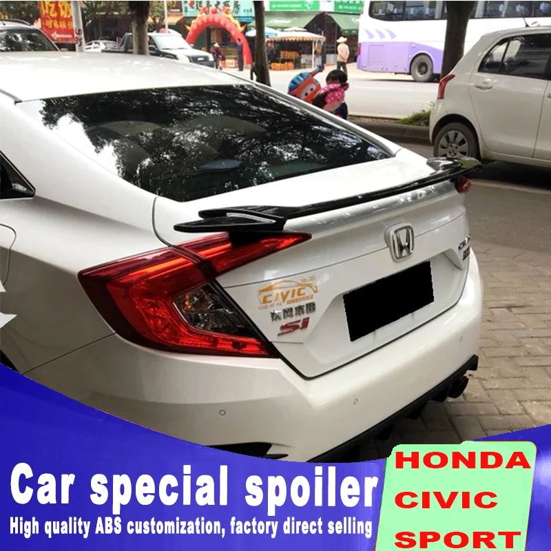 2016 2017 2018 новая модель для Honda civic спойлер заднего крыла автомобиля задний
