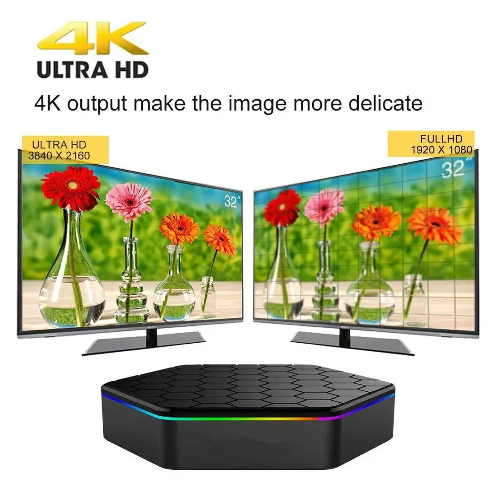 Android Smart TV Box T95Z Plus amlogic S912 2G/16G умные телеприставки Full HD 4K 3D Wifi 2 4G/5G медиаплеер Qcta Core