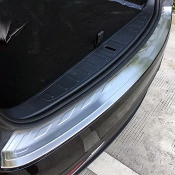 

AITWATT Stainless Steel Outer Rear Bumper Trunk Pedal Protective Cover 1pcs Car Styling For Tesla MODEL X 2016 2017 2018