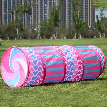 

Folding Play Outdoors Tunnel Play Tent Children Tunnel Kids Toy Tents Tunnel Tent House Baby Tent Crawl for baby gift