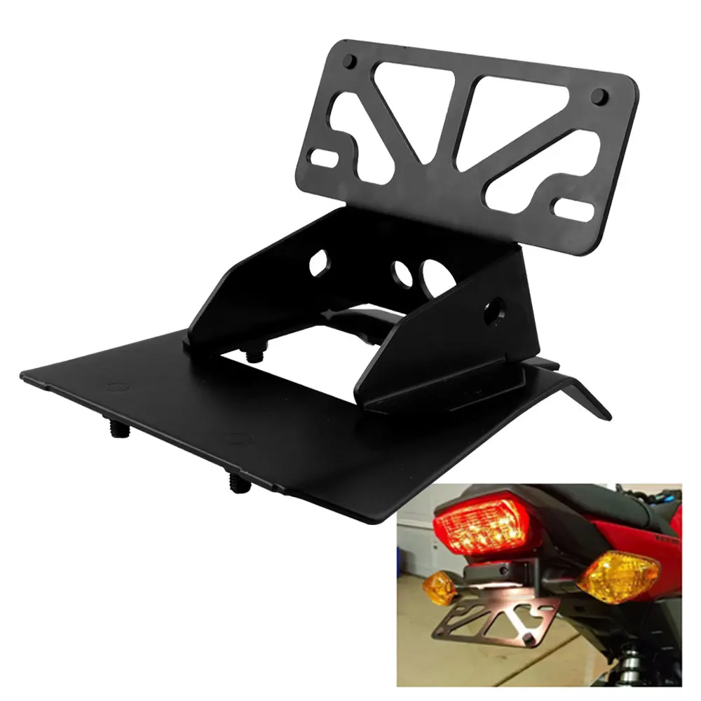 

1pc Black License Bracket Motorcycle Accessories For Honda Grom MSX125 High Quality Aluminum Rear License Bracket