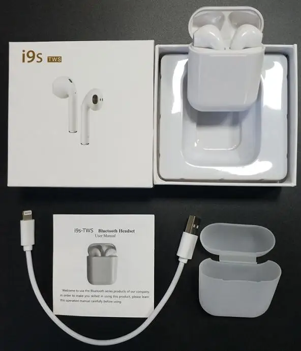 Мини Размер IFANS TWS I9S беспроводные наушники Bluetooth 5,0 бинауральные наушники с микрофоном для iPhone 6 8 7 samsung xiaomi huawei - Цвет: Mini i9s