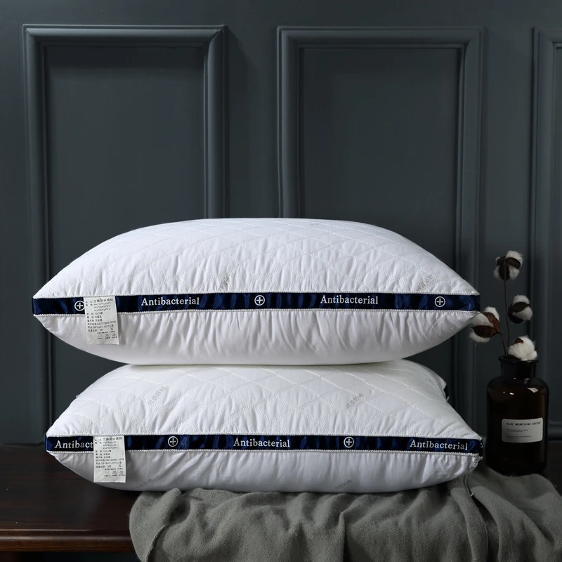 Роскошная гостиничная коллекция постельных подушек плюшевая пуховая Альтернативная спальная подушка хлопковый чехол
