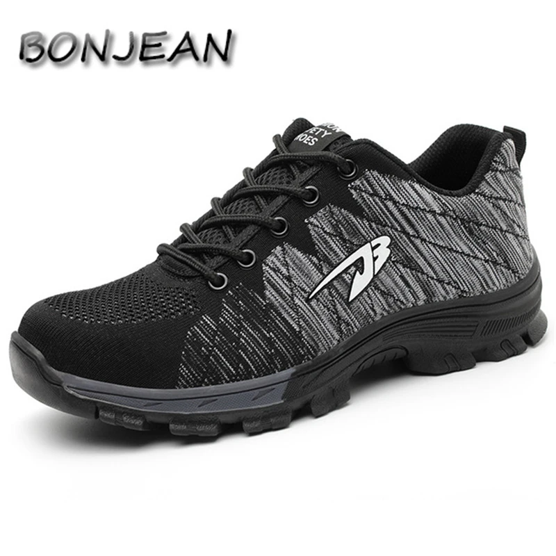 

Top Sale Dropshipping Men And Women Safety Boots Outdoor Breathable Men Shoes steel toe Puncture-Proof Workers Sneakers Scarpa