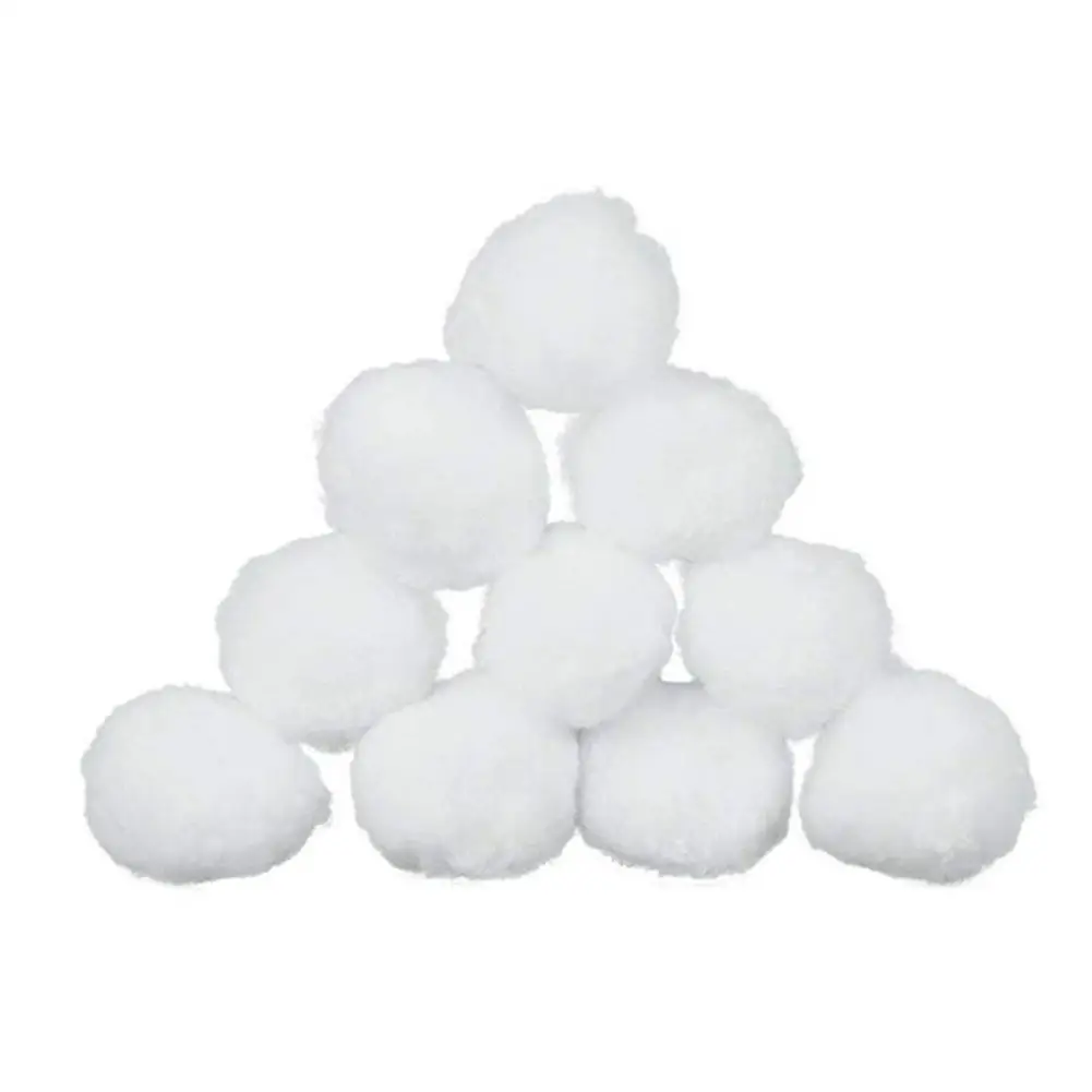 700g White Pool Cleaning Filter Balls Water Treatment Reusable Filterlight high strength durable swimming pool cleaning